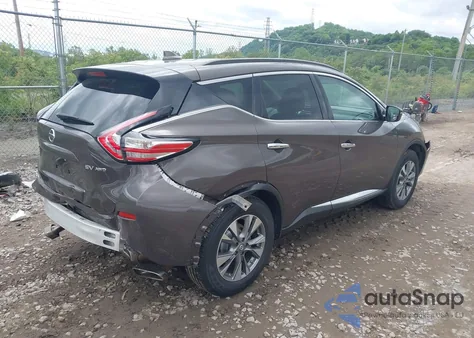 2018 Nissan Murano Sv из США, поврежденный, VIN 5N1AZ2MH7JN120545